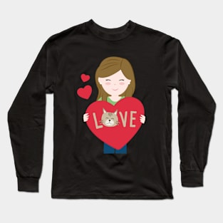 I LOVE CATS Long Sleeve T-Shirt